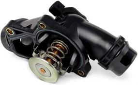 img 1 attached to 🔧 OEM Wahler 4326.97D: BMW Engine Coolant Thermostat Kit with Housing, Sensor, and Gasket