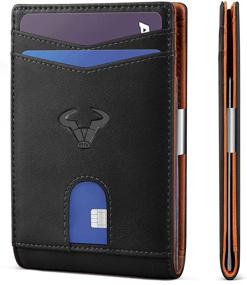 img 4 attached to Bulliant Leather Wallet Holders for Men - 11 👛 Cards Capacity | Organizers for Wallets, Card Cases, and Money