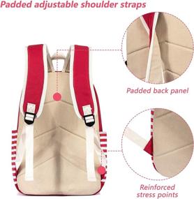 img 1 attached to 🎒 Рюкзак-плечевая сумка Leaper с утолщенным плечевым ремнем для детей: Прочные и модные варианты