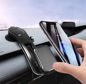 img 3 attached to 📱 TIMPOU Magnetic Phone Car Mount: Universal Dashboard Holder with Air Vent Clip, Strong Suction Cup, Long Arm & Powerful Magnets for All Smartphones