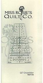 img 1 attached to 🧵 The Lil' Crumbler Tumbler Quilting Template Ruler for Miniature Solo Cups - 1 1/2 inch to 4 inch ~ Dixie Cups