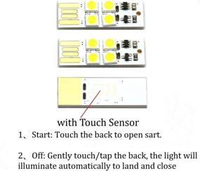 img 1 attached to 🔦 DaFuRui 12pcs USB Light Keychain: Super Bright LED Mini Night Light for Laptop Keyboard - Portable USB Port Circuit Boards