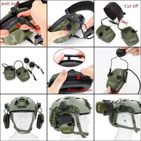 img 2 attached to 🔫 Optimized Tactical Adapter Shooting Earmuffs