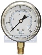 high precision stainless pressure gauge for compressor hydraulic testing and inspection логотип