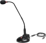 🎙️ sound tech gn-usb-2: 18" professional noise canceling gooseneck microphone with 10 ft usb cord - enhanced stereo sound logo