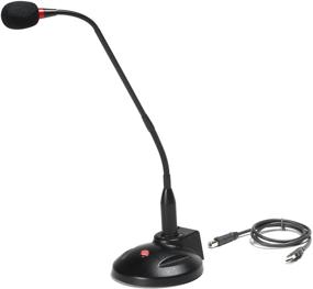 img 1 attached to 🎙️ Sound Tech GN-USB-2: 18" Professional Noise Canceling Gooseneck Microphone with 10 FT USB Cord - Enhanced Stereo Sound