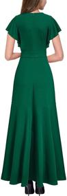 img 3 attached to 👗 Miusol Women's Formal Evening Burgundy Dress for Women – Trendy Clothing for Elegant Occasions