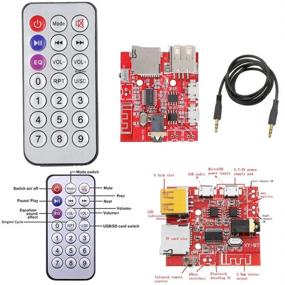 img 4 attached to Плата декодирования MP3 WAV DAOKI для автомобиля с Bluetooth 4.1 и пультом дистанционного управления, усилителем мощностью 3Вт и совместимостью с USB/TF/U-Disk.