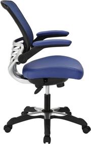img 1 attached to Modway Vinyl Office Chair Flip Up Furniture and Home Office Furniture