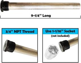 img 2 attached to Diximus Water Heater Anode Rod