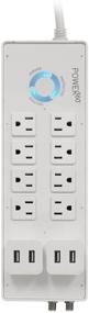 img 1 attached to 💡 Maximize Protection & Convenience: Panamax P360-8 8-Outlet Floor Surge Protector/Charging Station