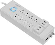 💡 maximize protection & convenience: panamax p360-8 8-outlet floor surge protector/charging station logo