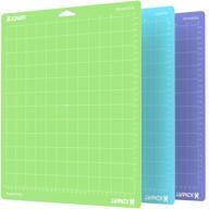 🔪 xinart cutting mat for cricut maker 3/maker/explore 3/air 2/air/one - 3 pack (12x12 inch) - standardgrip, lightgrip, stronggrip - adhesive sticky quilting cricket mats for cricut logo