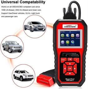 img 3 attached to 🔧 KONNWEI KW850 OBD2 Scanner: Professional Automotive Code Reader & Diagnostic Tool (2021 Update)