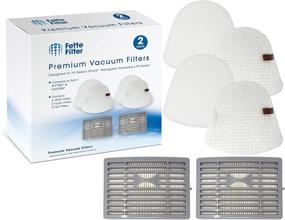 img 4 attached to 🦈 Fette Filter – Shark Navigator Compatible Vacuum Filter Kit for NV581, NV581Q – Includes 2 HEPA and 2 Foam & Felt Filter Sets – Comparable to Part # XFFT580, XHEP580.