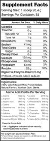 img 3 attached to swiig Lo-Carb Whey Protein Powder, Natural Madagascar Vanilla Flavor, 2.2lb