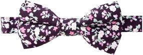 img 4 attached to Spring Notion Floral 13 Blush Small Boys' Accessories for Bow Ties