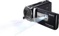 📹 sony hdr-pj200 high definition handycam 5.3 mp camcorder with 25x optical zoom, built-in projector - black (2012 model) logo