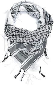 img 1 attached to 🎽 Men's Tactical Desert Accessories - Keffiyeh Military Shemagh