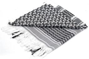 img 3 attached to 🎽 Men's Tactical Desert Accessories - Keffiyeh Military Shemagh