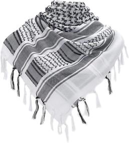 img 4 attached to 🎽 Men's Tactical Desert Accessories - Keffiyeh Military Shemagh