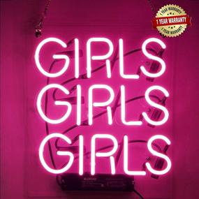 img 4 attached to Vibrant Neon Signs Girl Wall Decor: Liven Up Your Bedroom with LED Neon Light Sign