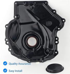 img 3 attached to Compatible Engine Timing Chain Cover & Crankshaft Oil Seal 06H109210AG 06H109210Q for Audi A3 🔧 A4 A5 A6 Q5 TT VW Beetle CC Eos Golf GTI Jetta Passat Tiguan Sharan Scoricco