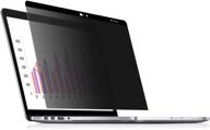🔒 macbook pro 16 inch privacy screen filter - compatible with macbook pro 16 inch 2019 / anti-spy & anti-glare film logo
