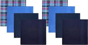 img 2 attached to 🧣 Retreez Piece Cotton Assorted Handkerchiefs: Stylish Men's Accessories and Versatile Handkerchiefs