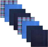 🧣 retreez piece cotton assorted handkerchiefs: stylish men's accessories and versatile handkerchiefs logo