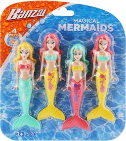 img 4 attached to 🧜 Dive into Fun with BANZAI Dive Mermaids – Vibrant Colors to Make a Splash!