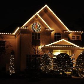 img 2 attached to Christmas Outdoor Colored Extendable Decoration Lighting & Ceiling Fans for Novelty Lighting