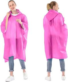 img 4 attached to 🧥 Ultimate Antvee Ponchos Packs for Stylish Adults - Drawstring included