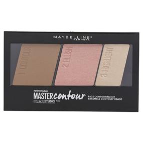 img 4 attached to 🎨 Enhance Your Features with Maybelline Master Contour Face Contouring Kit – Light to Medium Shade, 0.17 Ounce
