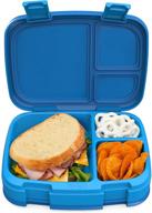 🍱 bentgo fresh blue 4-compartment portion control lunch box логотип