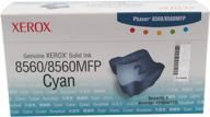 💙 xerox phaser 8560/8560 mfp cyan solid ink cartridge (3,400 page yield) - 108r00723 logo