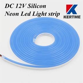 img 3 attached to 💡 6x12mm, 16.4ft/5m Blue Silicon Neon Led Light Strip - Flexible, Waterproof Rope Light for Advertising Signboard, Brand Logo, Home Shop DIY Design Decor - Safety and Super-Bright