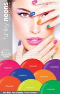 cuccio pro powder polish nail colour dip system - funky neons 8 x 0.5 oz, 8count: vibrant nail colors for professional nail enthusiasts logo