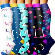 🧦 compression socks for enhanced circulation: supportive compression socks for women & men – ideal for running, medical needs, nursing, travel, cycling логотип