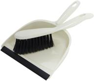 🧹 cqt mini dustpan and brush set: efficient cleaning tool for pet hair & more - home, kitchen, office, and sofa cleaning kit, white (s001 white) logo