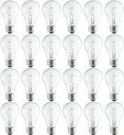 💡 pack of 24 philips 410506 40w equivalent dimmable a19 halogen clear light bulbs logo
