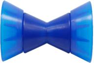 🚤 jfatxtt 4-inch boat trailer roller bow stop with 1/2-inch shaft - blue bow roller for optimal boat trailer alignment логотип
