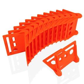 img 2 attached to 🔒 12 Pack Tie Down Corner Protector: Ultimate Load Protection for Flatbed Straps - Vee Boards Flatbed Accessories - Plastic Corner Protectors