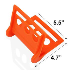 img 3 attached to 🔒 12 Pack Tie Down Corner Protector: Ultimate Load Protection for Flatbed Straps - Vee Boards Flatbed Accessories - Plastic Corner Protectors