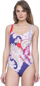 img 2 attached to Gottex Sweetheart Swimsuit Multi Extra Coverage Women's Clothing