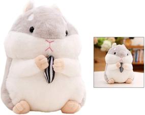 img 3 attached to 🐹 NUOBESTY Hamster Plush Toy: Adorable Stuffed Animal for Kids and Home Decor