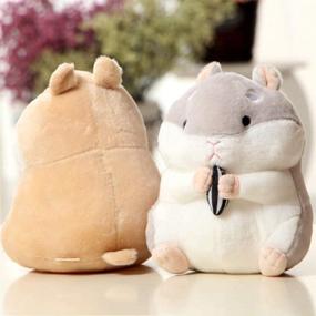 img 2 attached to 🐹 NUOBESTY Hamster Plush Toy: Adorable Stuffed Animal for Kids and Home Decor