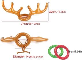 img 3 attached to Рождественский карнавал с надувными рогами северного оленя