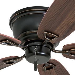 img 4 attached to 🌀 Honeywell Glen Alden Ceiling Fan, 52&#34;, Oil Rubbed Bronze - Model 50516-01