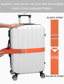 img 3 attached to Эластичный чемодан для багажа Регулируемые аксессуары 2